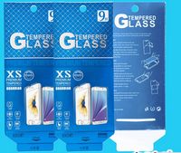 500 pcs azul pacote caixa de embalagens de papel vazio varejo para iphone 6 além de protetor de tela de vidro temperado
