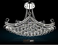 Luxury Big Crystal Chandeliers Light Fixture Clear Crystal L...