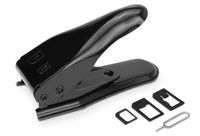 Toptan 10pcs / lot Evrensel iPhone için 1 Nano Mikro SIM Kart Kesici Kesme Çift Çift 2 Nokia For Samsung Cep Telefonu için 4 4s 5 6