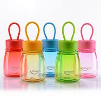 308ml Mini Small Cup Kreative Taille Sommerschale Kinder Tragbare Leckdichte Kunststoff Wasserflasche