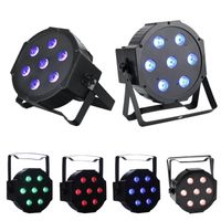 LED Stage Lamps 7x10 Watt DMX512 RGBW Disco LED Light - Remote Control - Up-Lighting - Stage Lamp club lights moving
