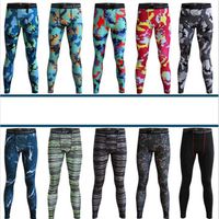 NEW Arrival Camouflage Elastic Compression Tight Men&#039;s Sport Gym Pro Combat Basketball Training Running Fitness Pants