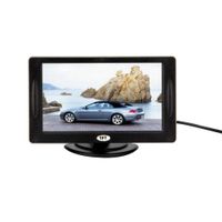 Estilo clássico 4.3 "TFT LCD Retrovisor Monitores de Carro para DVD GPS Reverse Camera Backup acessórios de condução de veículos