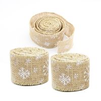 8 photos wholesale country christmas decorations christmas ribbon decoration mx6 cm natural vintage burlap ribbon snowflake print - Wholesale Country Christmas Decor 8 photos wholesale country christmas decorations christmas ribbon decoration mx6 cm natural vintage burlap ribbon snowflake print - Wholesale Country Christmas Decor