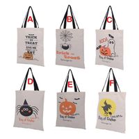 hot sale halloween gift bags large cotton canvas hand bags p...