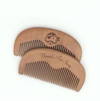 Novo bolso pente de madeira Super Wood pentes Nenhum estático Beard pente de cabelo de cabelo ferramenta frete grátis