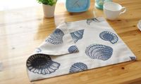 Hot sales Table mats Tableware mats Pads Western Mediterranean quality cloth placemat pad non-slip table mats kitchen