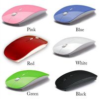 2020Cheapest Beste Wireless Mouse mit Ultra Thin Optical 2.4G Empfänger Super Slim-Maus für Computer PC Laptop Desktop-Mäuse mit 6 Farbe