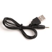 1000 pcs / lot USB charger le câble à DC 2,5 mm à usb fiche / jack cordon d'alimentation