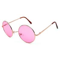 Новый бренд дизайнер классический круглый солнцезащитные очки Мужчины Женщины старинные конфеты цвет солнцезащитные очки 10 шт. / лот бесплатная доставка