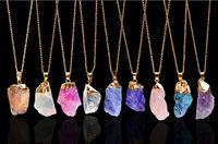 Mosiądz Charms Dyfuzor Wisiorki Nowa Biżuteria 2016 Gorący Sprzedawanie Kamień Naturalny Asortowane Mieszane Nieregularne Wisiorki Wisiorki Charms Hurtownie