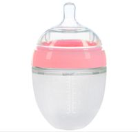 Natural sentir garrafa de bebê garrafa de silcon para bebê alimentando para beber leite macio garrafa de bebê