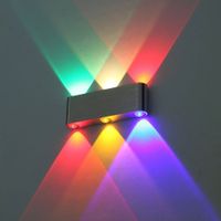 Modern 6W Wall Light Multi-color Up Down Sconce Lighting Spot Lamp Fixture LED