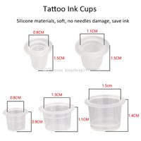 Suporte de copo de tinta de tatuagem de 1000 pcs / lote com característica descartável e estéril para segurar