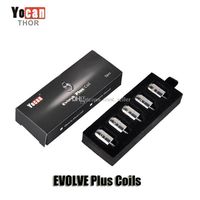 100% Original Yocan Evolve Plus Evolve-D Regen Replacement Coil Head QDC QTC Quatz Dual Triple Atomizer Core Ceramic Donut Coils For Vaporizer Kit