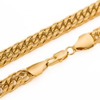 Popular cobra osso padrão 18 k banhado a ouro casal colar de alta qualidade de ouro cheio de cobra osso colar atacado carro flor presente