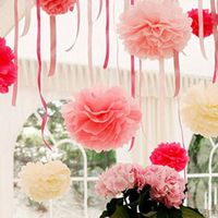 2016 bruiloft decoraties handwerk origami bloem papier bloem bal papier verfraaien huwelijk kamer decoratie papieren bloem