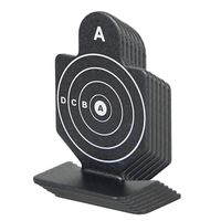 Ny ankomst Tactical Black Shooting Target (6pcs) 64x44x20mm för utomhus sportskytte Använd CL33-0180B