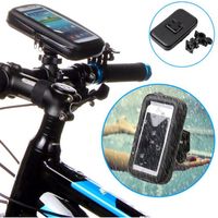 유니버설 스마트 폰 자전거 가방 2016 아이폰 7 플러스 6S 5S에 대 한 자전거 마운트 전화 홀더와 방수 주머니