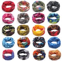 Nieuwe mode multifunctionele sjaal hoofdband outdoor sport tulband zonnebrandcrème magische sjaals sluier fietsen naadloze bandanas 2175