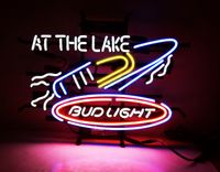 17*14 inches New Tat tire Neon Beer Sign Bar Sign Real Glass...