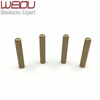 Weiou 4pcs 1 set of 4x22mm Seamless Metal Tips Shoelaces bul...