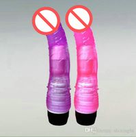 Wholesale AV G-spot Stimulator Sex Toys for Women Safe Jelly Realistic Dildo Vibrator Sex Machines Erotic Huge Penis Masturbation