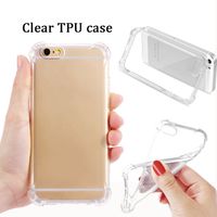 TPU Clear Case Ultra Thin Transparence Soft Back Cover Protector Téléphone pour New iPhone 14 13 12 11 XR XS MAX S22 LG Stylo 5 5G