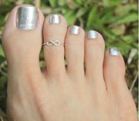 8 Abra los anillos del dedo del pie plata / oro plateó los anillos del dedo del pie de moda accesorios de la joyería de los anillos del dedo del pie Pies estilo europeo de la suerte