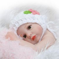 Bebê Recém-nascido Boneca de Amendoim Lifelike Realista Bebê Brinquedo Silicone Macio Reborn Bebê Falso