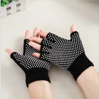 Yoga fitness gloves outdoor sport Half Finger gloves silicon...