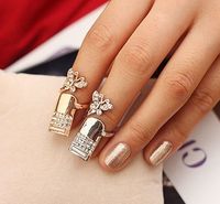 Gold Nail Jewels wholesale butterfly nail rhinestone for sale 2015 new women fashion k gold silver plated punk