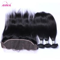 Ear to Ear Lace Frontal Closures With 3 Bundles Virgin Brazi...