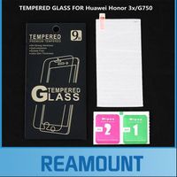 500 stücke Großhandel 9 H Premium Gehärtetem Glas Displayschutzfolie Für Huawei Ehre 3x G750 Schutzfolie mit retail-verpackung