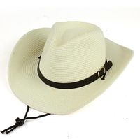 Haute qualité hommes cowboy dames marée plage bonnet de protection solaire grand chapeau à capuche été capuche capot chemise EMB033