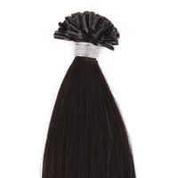 # 1 I-tip Cheveux humains brésiliens pré-collés 1g / brin, 100g / ensemble, 20 "# 1 # 2 # 33 # 613 Extensions de cheveux Silky Straight Livraison gratuite