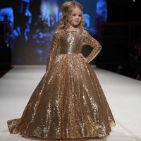 Vestidos De Gala Para Niñas De Oro al por mayor a precios baratos | DHgate