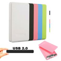 Screwless USB 2.0 480Mbps Enclosure Case Box Mobile Disk for HDD SSD Laptop 2.5