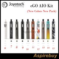 Joyetech EGo AIO Kit Dispositivo All-in-one Style con batteria da 1500mAh e 2ml e Illuminazione liquida LED Light 10 Nuovi colori New Pack Authentic