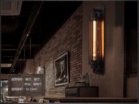 Lámparas de pared de la vendimia del estilo del americano retro Retro E27 / 220v / 110v Campo Loft Vintage para vivir comedor