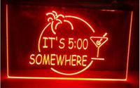 ITS 500 SOMEWHERE MARGARITA beer bar pub club 3d signs led neon light sign home decor crafts