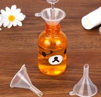NOVA Plástico Mini Pequenos Funis Para Perfume Líquido enchimento de óleo essencial garrafa Vazia Ferramenta de Embalagem Frete grátis