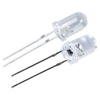 5mm 10mm LED-licht Emitting Diode Lamp Wit Rood Blauw Groen Geel RGB Multicolor Changing (Round Clear Lens)
