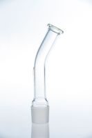 29 mm de construção conjunta de um bong bent tipo tupe top de vidro claro bongos de vidro bocal tubo top masculino tubo comum