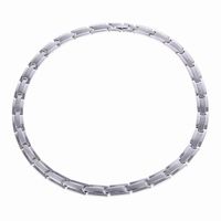 Hot sale Stainless Steel Link energy necklaces for women men Popular Germanium Element healthy power necklace wholesale