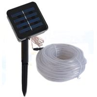 Whole Solar Led Strip Lights Solar Rope Lights 100 Led 33ft 2 Lighting Modes 50led 16 5ft 8 Outdoor Waterproof Strip Light White Bule Warm