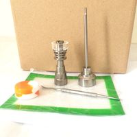 Bong tool Gr2 Domeless TI nail for electric dab nail kits Ti...