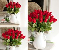 エコノミカル30ピースMOQシミュレート新鮮なバラ人工ラテックスの花リアルタッチフラワー、または誕生日の展示花の装飾