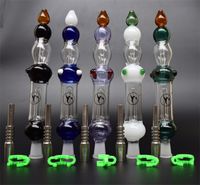 Green White Pink Blue Black Nectar Collector Mini glass pipe...