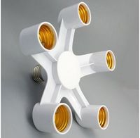 Suporte da lâmpada cabeça empilhadeira dois pontos mais do que dois ou quatro pontos lâmpada E27 parafuso boca mudança de iluminação instalada